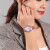 西铁城（CITIZEN） 光动能女士手表 简约时尚女表 典雅不锈钢腕表 生日礼物 EO1183-84X 粉盘钢带
