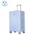旅行之家（Travelhouse）新款万向轮铝框行李箱女密码拉杆 天蓝 24英寸