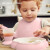 BabyBjorn瑞典原装进口婴幼儿儿童餐具礼盒套装宝宝餐盘辅食专用餐具 五件套礼盒  粉色