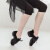 三沙（sansha）现代舞鞋女软底气垫网面广场舞运动舞蹈鞋P22LS 黑色 36
