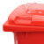 兰诗（LAUTEE）LJT2206 红色240L加厚桶 大号物业环卫垃圾桶