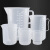 纳仕德 SY5018 加厚塑料量杯烧杯 实验室透明食品级塑料毫升带刻度杯 250ml（有手柄） 