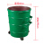 梅洛迪 铁垃圾桶 户外环卫挂车大铁桶 360L铁制垃圾桶 绿色1个