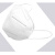 君御 一次性头戴式口罩防护防雾霾防颗粒物PM2.5防飞沫薄款夏天折叠口罩 耳戴50只(1盒)