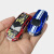 乐加酷2.4G无线遥控可乐罐超小迷你型遥控车小赛车小跑车儿童玩具小汽车 白蓝 创-可乐车-2.4G 遥控器充电-干电池+工具