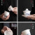 石言坊中国白德化羊脂玉白瓷功夫茶具手绘浮雕泡茶盖碗喝茶杯送礼盒装 羊脂玉瓷户外套装 10头