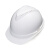梅思安ABS豪华超爱戴有孔白色防撞头盔透气安全帽+单色logo单处定制印字不含编码1顶