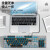 狼蛛（AULA）F2068Pro机械键盘鼠标 全键热插拔 背光 游戏办公电脑 有线键鼠三件套装 紫浅蓝【键鼠桌垫-三件套】青轴
