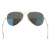 Ray-Ban 雷朋 时尚新款金色镜框蓝色镜面镀膜镜片眼镜太阳镜RB 3025 112/4L 58mm
