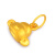 老庙黄金3D硬足金999五运财运状元帽吊坠不含链/1020000291 金重约0.69-0.9克
