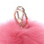芙拉 FURLA BUBBLE 女士系列深粉红色狐毛毛绒钥匙扣 920844 R RI89 PZ0 ORTENSIA d