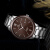 天王表(TIANWANG)手表 沧海系列钢带石英商务男士手表钟表咖啡色GS3957CSC.D.S.C