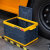 禧天龙Citylong 68L加大号可折叠收纳箱加厚环保塑料储物箱家用车载整理箱中黄色 6277