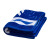 李宁（LI-NING）毛巾羽毛球网球跑步专业健身运动毛巾 加长吸汗毛巾 AMJJ014蓝色