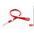 优和1.0/1.5cm直升扣挂绳 证件卡工作证绳子胸牌胸卡皮条挂绳logo可定做印刷 红色 1.5宽/100条