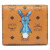 MCM女士棕色PVC小兔子短款钱包零钱包 MYA6AXL15CO001