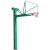 益动未来 地埋户外篮球架标准成人配钢化玻璃篮板方管单只 天津市区可送货