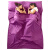 欣沁 出差旅行单人睡袋空调保暖被 便携式酒店宾馆隔脏睡袋 户外野露营睡袋内胆 紫色160*210cm