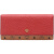 MCM 女士CORINA VISETOS系列涂层帆布长款钱包钱夹宝石红 MYL6ACN14RU001