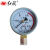 红旗【定制】红旗乙炔气体压力表YY-60/100 径向多规格气压表乙炔表 0-4 MPa