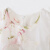 弗萝町Flordeer 法国童装女童欧根纱碎花系带连衣裙F6042绿色140