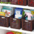 Inoma日本A4纸收纳盒整理篮食品零食收纳筐桌面收纳盒带标签 粉色4581