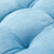 九洲鹿 坐垫家居 时尚加厚麂皮绒坐垫沙发垫子 办公室美臀坐垫汽车座垫单只装 蓝色