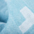 三利 纯棉AB版符号纱布毛巾被 40s精梳纱 居家午休四季通用盖毯 双人200×230cm 蓝色