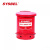 西斯贝尔/SYSBEL WA8109100 防火垃圾桶 高40直径30 OSHA规范 UL标准 6GAL/22.6L 红色 1个装