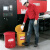 西斯贝尔/SYSBEL WA8109100 防火垃圾桶 高40直径30 OSHA规范 UL标准 6GAL/22.6L 红色 1个装