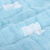 三利 纯棉AB版符号纱布毛巾被 40s精梳纱 居家午休四季通用盖毯 双人200×230cm 蓝色