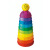 费雪 儿童玩具 益智玩具 逻辑认知培养 层叠彩虹杯K7166