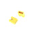 TaoTimeClub 间距2.54MM 跳线帽 短路块 排针连接块 黑 黄 蓝 红色 2.54跳线帽 黄(20个)