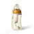 伊斯卡尔(EASYCare)PPSU婴儿奶瓶 宽口径防摔带把手企鹅新生儿吸管哺乳瓶 260ml蓝色 