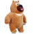  熊出没 Boonic Bear 少年版熊二公仔公仔 毛绒玩具 熊熊公仔 熊熊乐园  少年熊二 33cm  