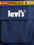 Levi's李维斯童装男童梭织长裤春秋侧边口袋弹力面料工装风儿童裤子 深靛蓝 140/60