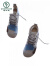 啄木鸟2023年欧美夏季短靴单靴平底圆头短筒镂空网靴踝靴女靴子 灰色 37 标准