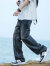 顶峰保罗（Dingfengbaoluo）水洗复古牛仔裤男士春夏季宽松透气直筒休闲长裤子男74青蓝XL
