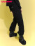 拉拉波波 新品立体亮片绣抽绳裤脚西装裤L22E-WXZC11商场同款 红色 25/160