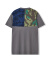 bossini男装夏季短袖T恤男纯棉美式宽松半袖 906灰色 L