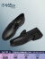 金利来（goldlion）男鞋商务休闲鞋舒适轻质透气时尚皮鞋596830192ALB-黑色-41码