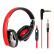 硕美科（SOMIC） M4 城市系列 头戴式电脑音乐耳机 带话筒手机耳机 适用于ipad/笔记本/MP4等  魅力红