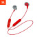 JBL Run BT红色 蓝牙耳机挂脖式 无线运动耳机 防水防汗 苹果华为小米安卓游戏音乐通用耳机