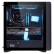 先马（SAMA）朱雀3 黑色 游戏电脑主机箱 玻璃侧透/宽体五金/独立电源仓/支持长显卡/背线/360水冷/E-ATX主板