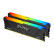 金士顿 (Kingston) FURY 16GB DDR4 2666 台式机内存条 Beast野兽系列 RGB灯条 骇客神条