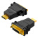 绿联（UGREEN）HDMI公转DVI母转接头 HDMI线转DVI24+1/DVI-I高清转换头 适用笔记本电脑PS4连接显示器 20123