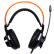 硕美科（SOMIC） G925 头戴式电脑耳麦 电竞游戏耳机 吃鸡耳机 带麦克风线控有线耳机 黑橙色