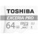 东芝（TOSHIBA）64GB TF (microSD) 存储卡 U3 C10 M401 读速95MB/s 写速80MB/s 支持4K高清拍摄TF卡