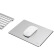 埃普（UP）AP-5铝合金鼠标垫（小号） 电脑笔记本游戏鼠标垫 电竞金属鼠标垫 气质桌面爽滑手感