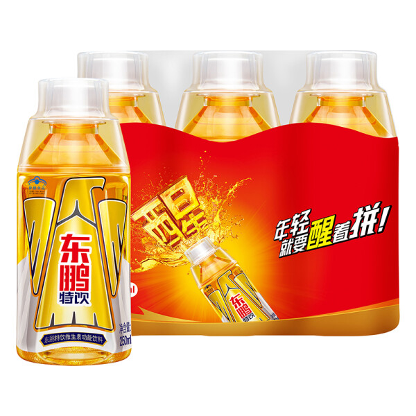 东鹏(eastroc)东鹏特饮 维生素功能饮料 250ml*6瓶/包 便携装 葡萄牙